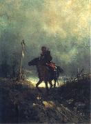 Maksymilian Gierymski Insurgent of 1863. painting